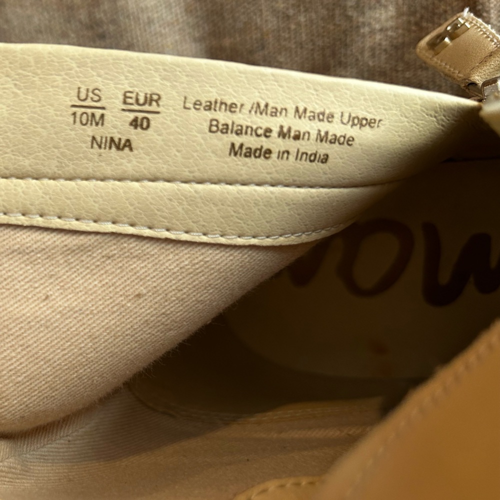 Sam Edelman Lace Up Leather Boots - Picture 10 of 11